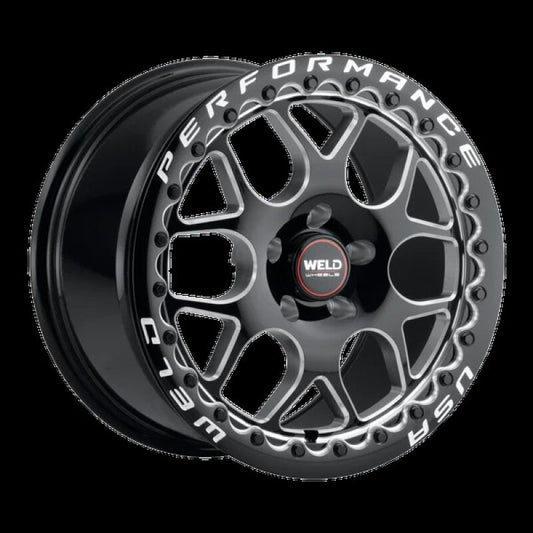 Weld Solana Beadlock 20x10 / 6x139.7 BP / ET38 / 106.1mm Bore - Gloss Black MIL DIA Wheel