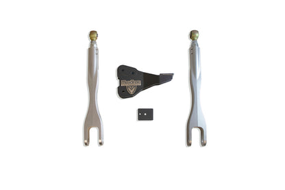 MaxTrac 17-19 Ford F-250/350 4WD Dually 4in & 6in Lift Kit - Front Driver 4-Link Arms/Brackets
