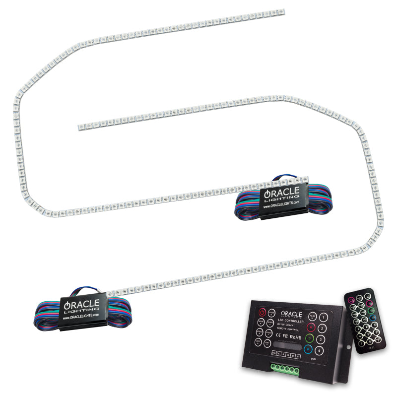 ORACLE Lighting Oracle 16-18 GMC Sierra Headlight DRL Upgrade Kit - ColorSHIFT w/ 2.0 Controller