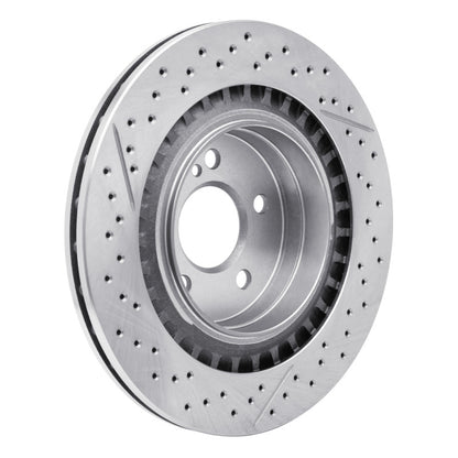 DFC 08-15 Mercedes-Benz C63 AMG Rear Drilled and Slotted Brake Rotor