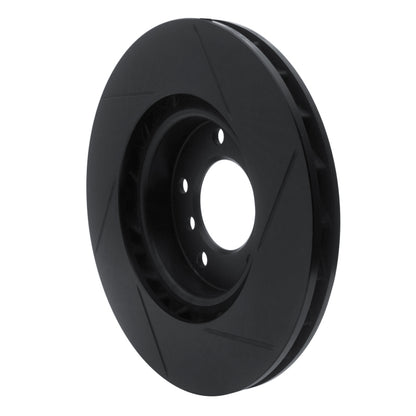 R1 Concepts R1 95-02 BMW M3 Right Front Slotted Black Brake Rotor