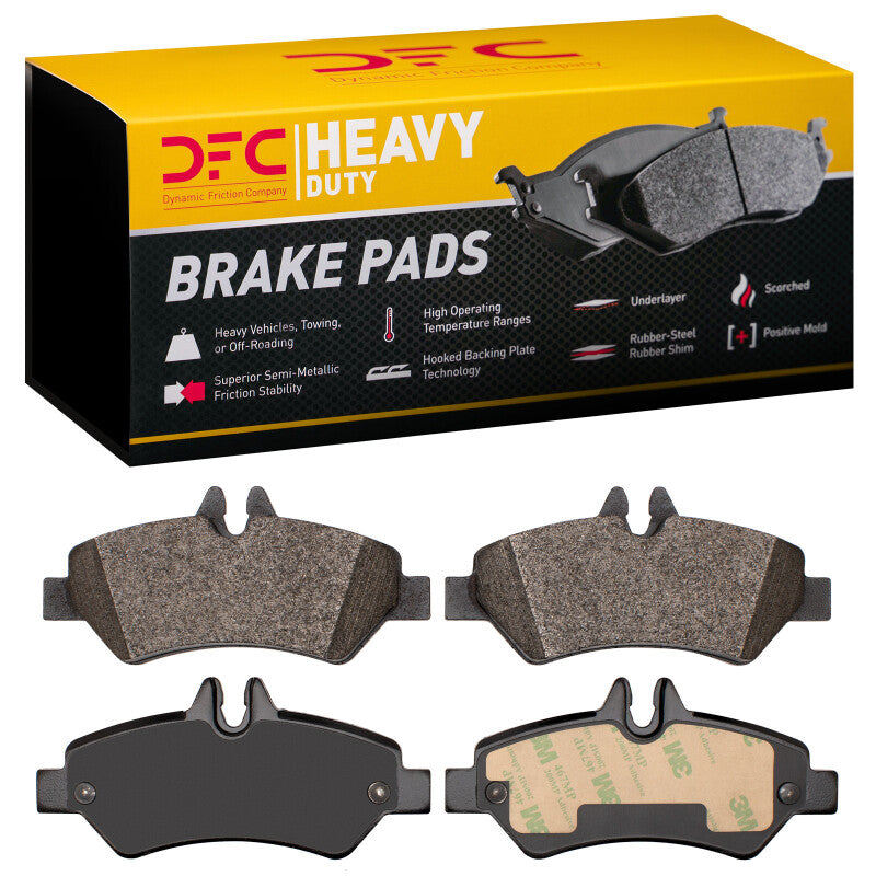 DFC 06-18 Dodge Sprinter 3500 Rear Heavy Duty Pads - Semi Metallic