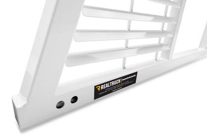 BackRack 99-23 Ford F-250/350 SD Louvered Rack Frame ONLY (Req. HW) - White