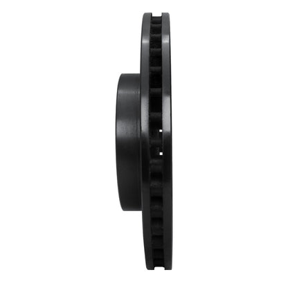 R1 Concepts R1 13-25 Cadillac CT4 Front Right Drilled & Slotted Black Brake Rotor