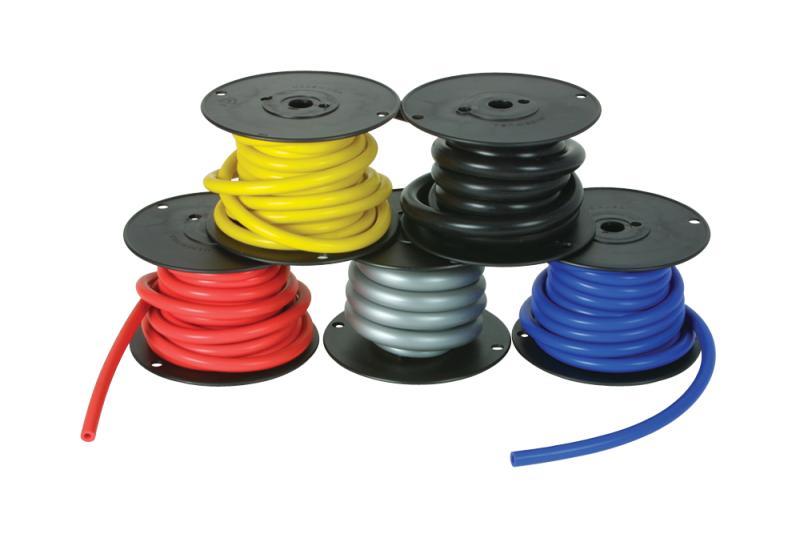 Vibrant 3/4 (19mm) I.D. x 10 ft. of Silicon Vacuum Hose - Black
