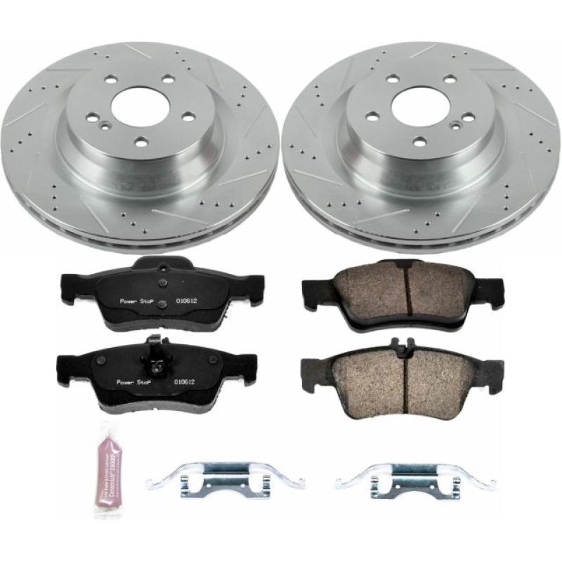 PowerStop Power Stop 12-18 Mercedes-Benz CLS550 Rear Z23 Evolution Sport Brake Kit