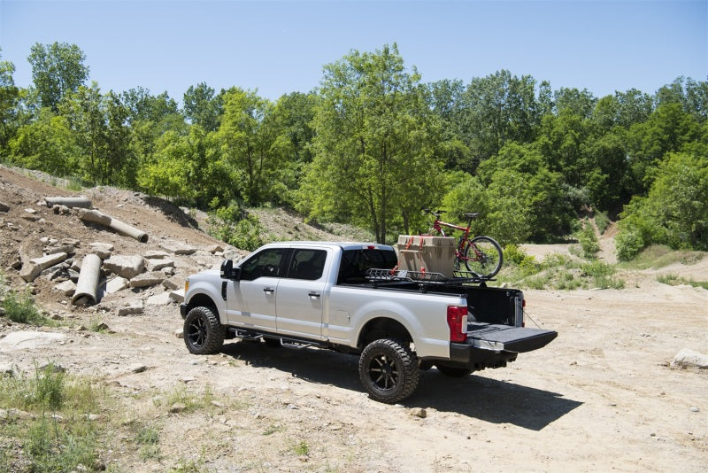 N-Fab Podium LG 99-16 Ford F-250/350 Super Duty Crew Cab - Tex. Black - 3in