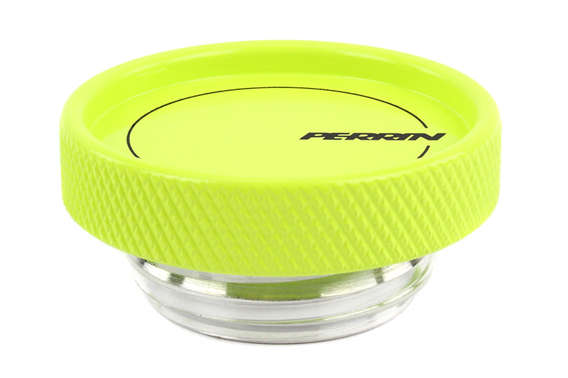 Perrin Performance PERRIN 02-26 Subaru Impreza/WRX/STI & 13-26 Crosstrek/BRZ/FR-S/GR86/GR86 Oil Fill Cap - Neon Yellow