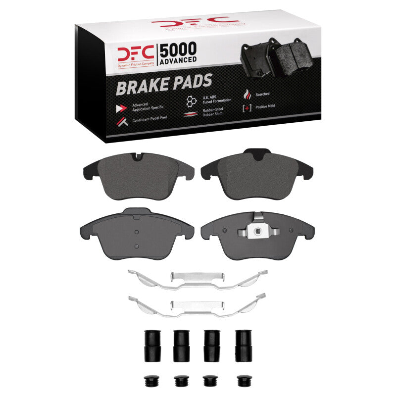 DFC 17-19 Jaguar XE Front 5000 Advanced Ceramic Brake Pads and Hardware Kit