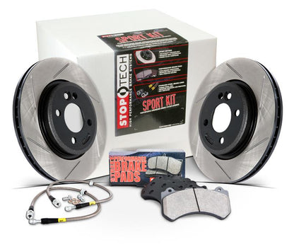 Stoptech Sport Axle Pack, Slotted, Rear