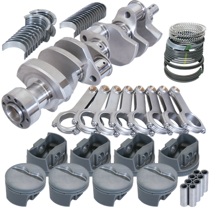 Eagle Chevy LT1 350 1Pc 3.750in Crank 5.700in H-Beam -5cc Flat Top 4.060in Pistons Rotating Assembly