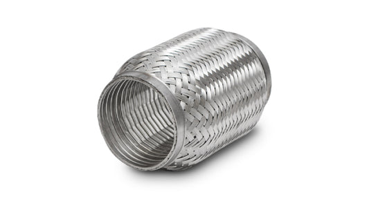 Vibrant SS Turbo FLEX Coupling with Interlock Liner 3.5in inlet/outlet x 8in long
