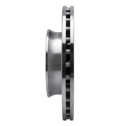 R1 Concepts R1 06-25 American Coach Patriot Front Left Drilled & Slotted Silver Brake Rotor