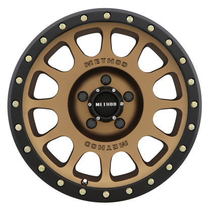 Method Wheels Method MR305 NV 17x8.5 0mm Offset 5x5.5 108mm CB Method Bronze/Black Street Loc Wheel