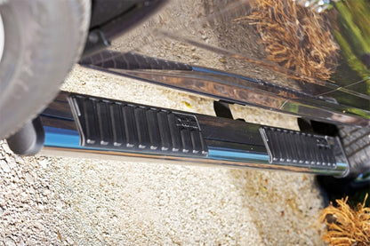 Dee Zee 99-23 Chevrolet/GMC/Dodge/Ford Full Size Truck Tubes - 6In Oval - Stainless Steel (RegCab)