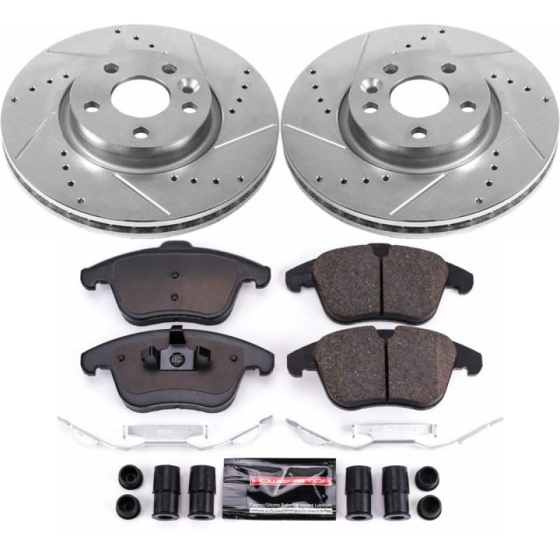 PowerStop Power Stop 15-18 Volvo S60 Front Z23 Evolution Sport Brake Kit