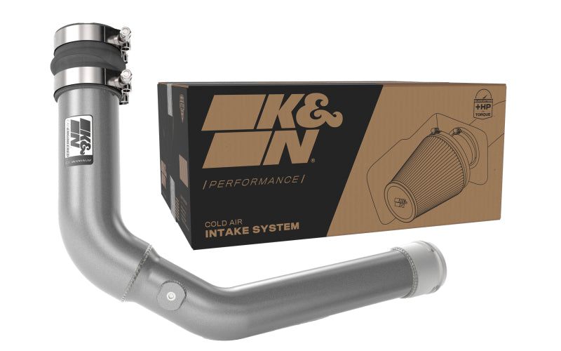 K&N Engineering K&N 22-23 Subaru WRX 2.4L H4 Aluminum Charge Pipe Kit - Gunmetal Gray