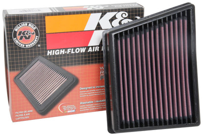 K&N Engineering K&N 17-18 Ford Fiesta VII L4-1.0L F/I Drop In Air Filter