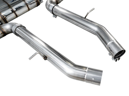 AWE Tuning 20-25 BMW X3 M/M Comp (F97) AWD SwitchPath Axle-Back Exhaust - Diamond Black Tips