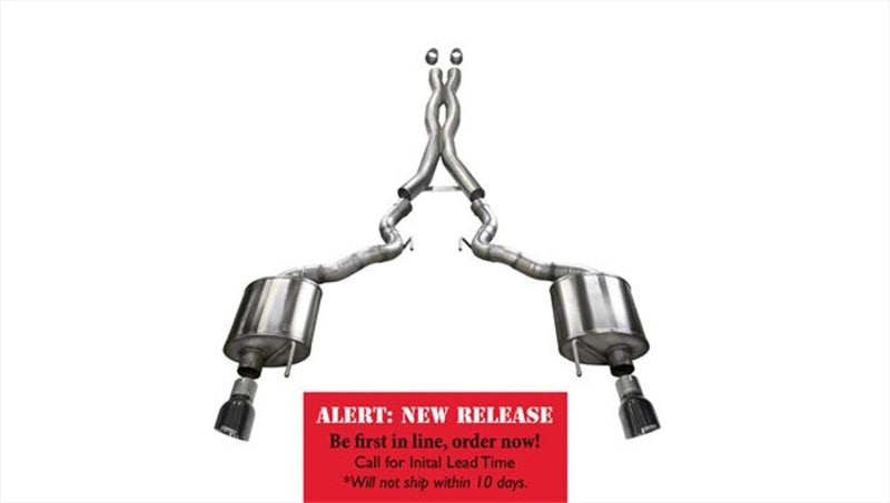 CORSA Performance Corsa 2015-2017 Ford Mustang GT Convertible 5.0L V8 Black Xtreme Dual Rear Exit Exhaust