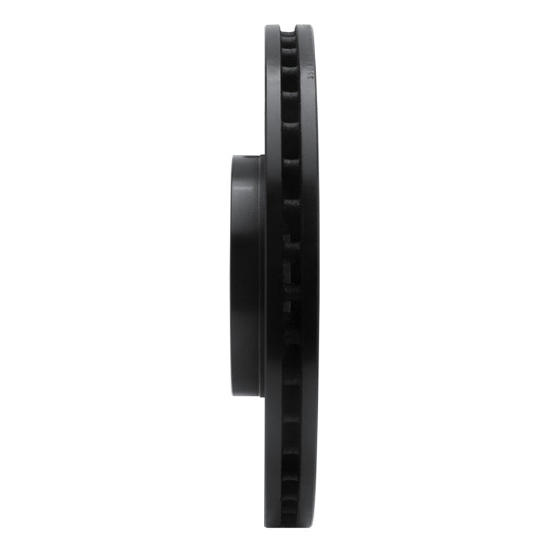 R1 Concepts R1 06-12 Mercedes-Benz R350 Front Right Drilled & Slotted Black Brake Rotor