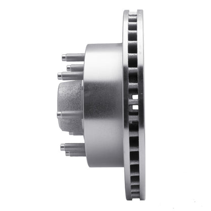 R1 Concepts R1 1986-1994 Ford E-250 Econoline Club Wagon Front Right Drilled & Slotted Silver Brake Rotor