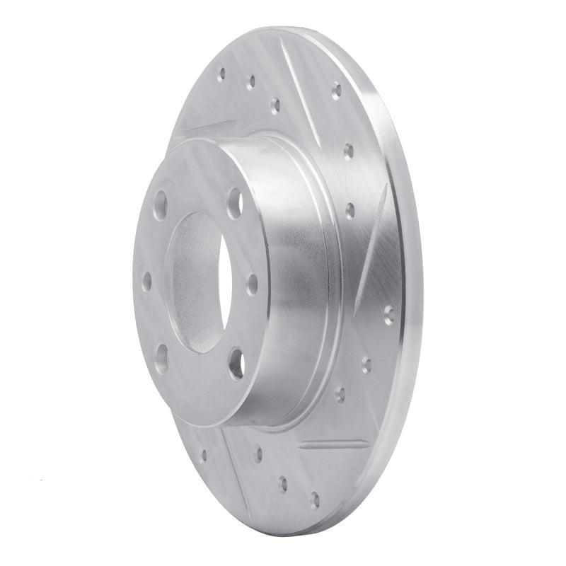 R1 Concepts R1 1966-1992 Bertone X-1/9 Front/Rear Right Drilled & Slotted Silver Brake Rotor