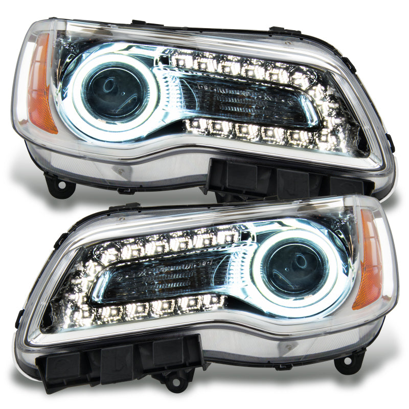 ORACLE Lighting Oracle 11-14 Chrysler 300C SMD HL - Chrome - NON HID - ColorSHIFT
