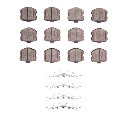 R1 Concepts R1 2006-2013 Chevrolet Corvette Front R1 Performance Sport Pads & Hardware Kit
