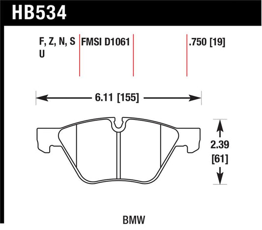 Hawk Performance Hawk HP+ Street Brake Pads