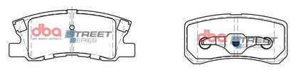DBA 11-14 Chrysler 200 (302mm Rear Rotor) Street Series Rear Brake Pads