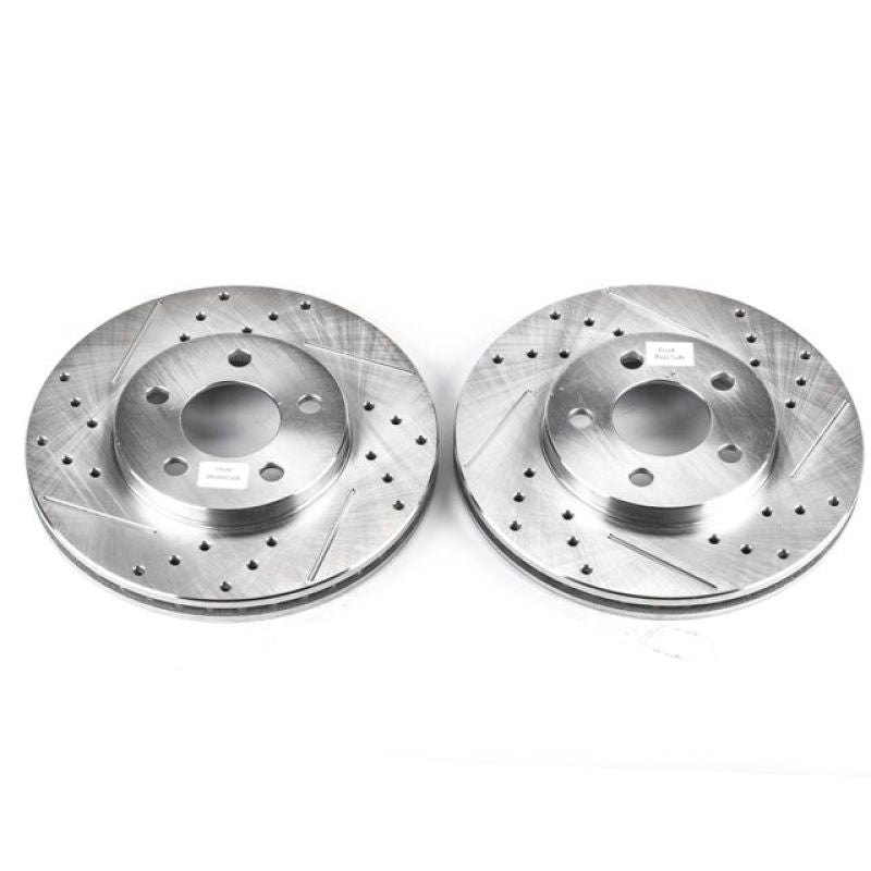 PowerStop Power Stop 00-01 Chrysler Neon Front Evolution Drilled & Slotted Rotors - Pair