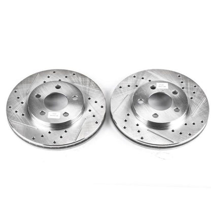 PowerStop Power Stop 00-01 Chrysler Neon Front Evolution Drilled & Slotted Rotors - Pair