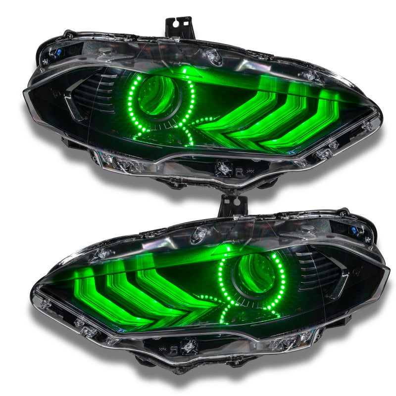 ORACLE Lighting Oracle 18-21 Ford Mustang DRL Upgrade w/ Halo Kit - ColorSHIFT w/ BC1 Controller