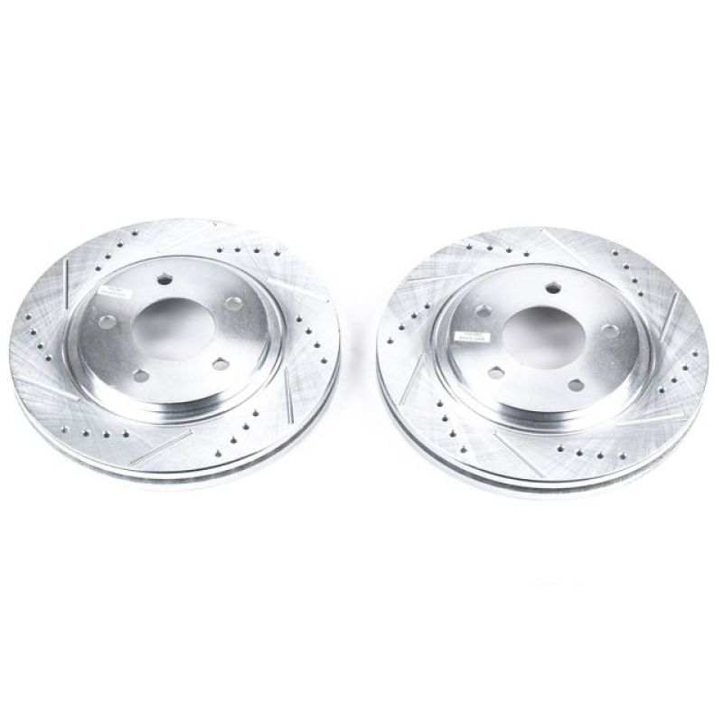 PowerStop Power Stop 95-96 Buick Regal Front Evolution Drilled & Slotted Rotors - Pair