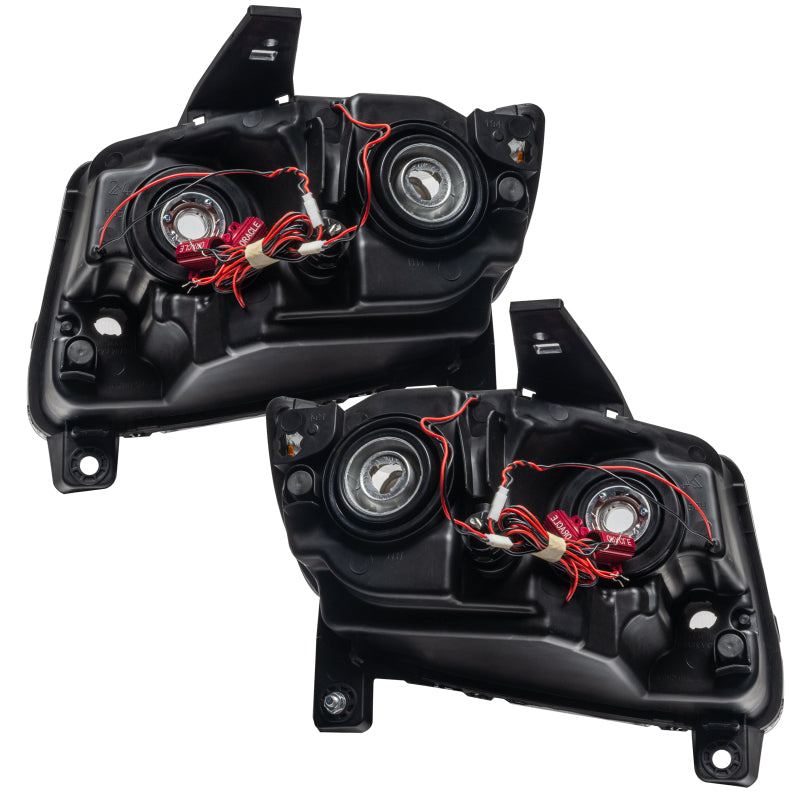 ORACLE Lighting Oracle 11-13 Jeep Grand Cherokee Pre-Assembled Halo Headlights (Non HID) Chrome - UV/Purple