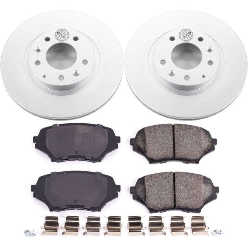 PowerStop Power Stop 06-15 Mazda MX-5 Miata Front Z17 Evolution Geomet Coated Brake Kit
