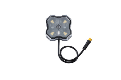 Diode Dynamics Stage Series Single Color LED Rock Light - Amber Hookup (one)