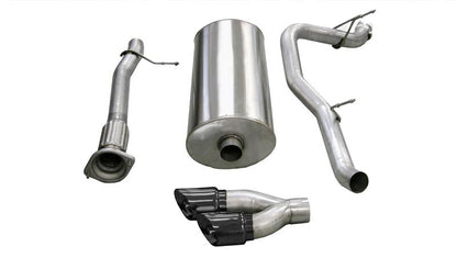 CORSA Performance Corsa 2007-2010 Cadillac Escalade 6.2L V8 3in Cat-Back Single Side w Twin 4in Black Pro-Series Tips