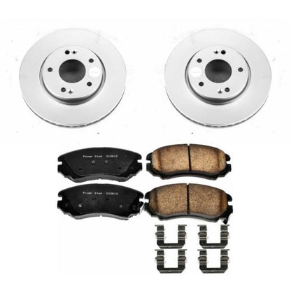 PowerStop Power Stop 10-11 Kia Soul Front Z17 Evolution Geomet Coated Brake Kit