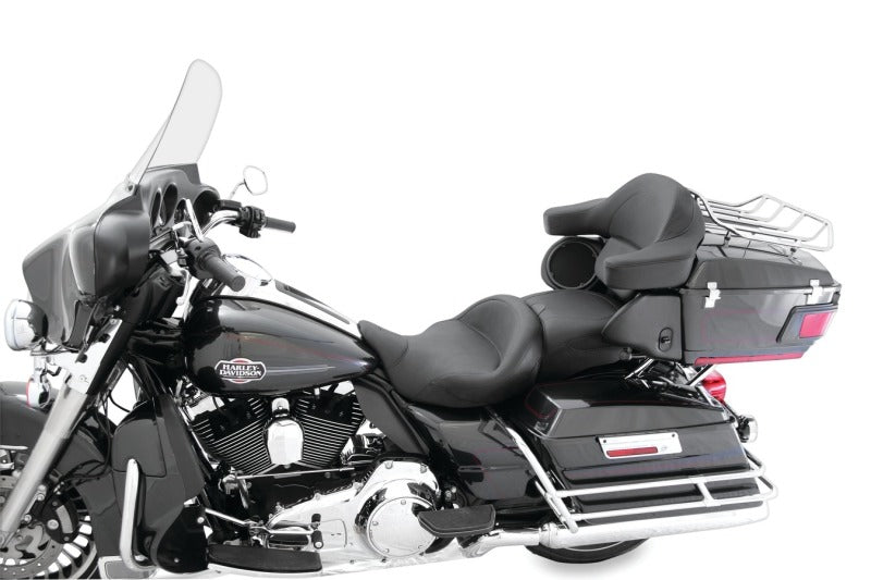 Mustang Motorcycle Mustang 08-21 Harley Electra Glide, Rd Glide, Rd King, Str Glide Super Touring 1PC Seat - Black