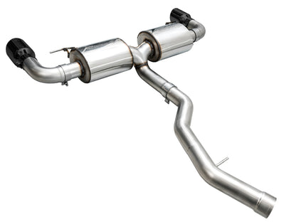 AWE Tuning AWE 19-23 BMW 330i / 21-23 BMW 430i Base G2X Touring (Excl. Conv) Axle-Back Exhaust - Diamond Black