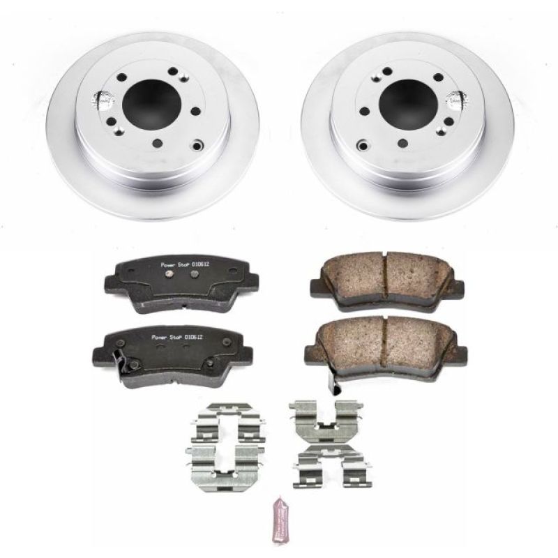 PowerStop Power Stop 07-09 Kia Amanti Rear Z17 Evolution Geomet Coated Brake Kit