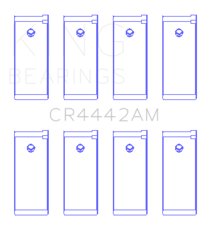 King Engine Bearings Datsun A12/(Size +1.0mm) Connecting Rod Bearing Set