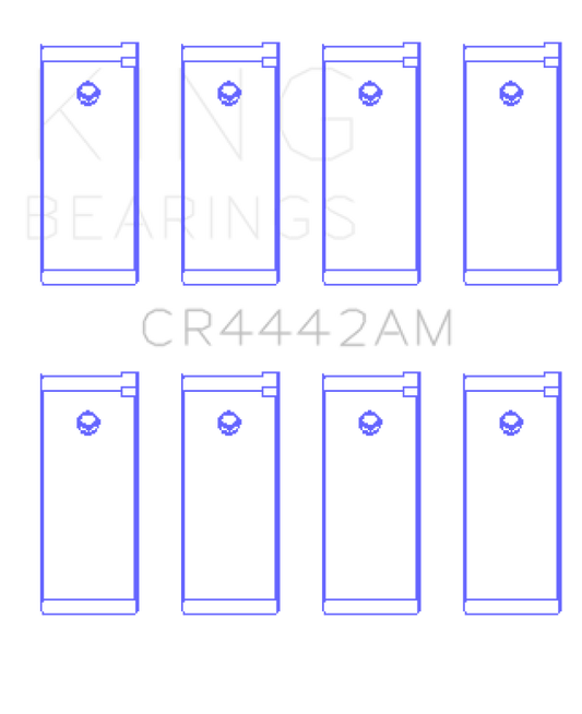 King Engine Bearings Datsun A12/(Size +1.0mm) Connecting Rod Bearing Set