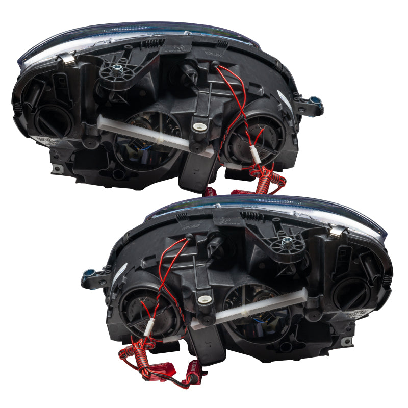 ORACLE Lighting Oracle 08-11 Mercedes Benz C-Class Pre-Assembled Headlights Chrome - w/ Simple Controller
