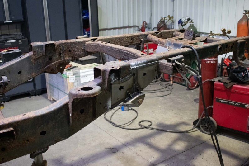 Rustbuster Forward Leaf Spring Mount Left Side