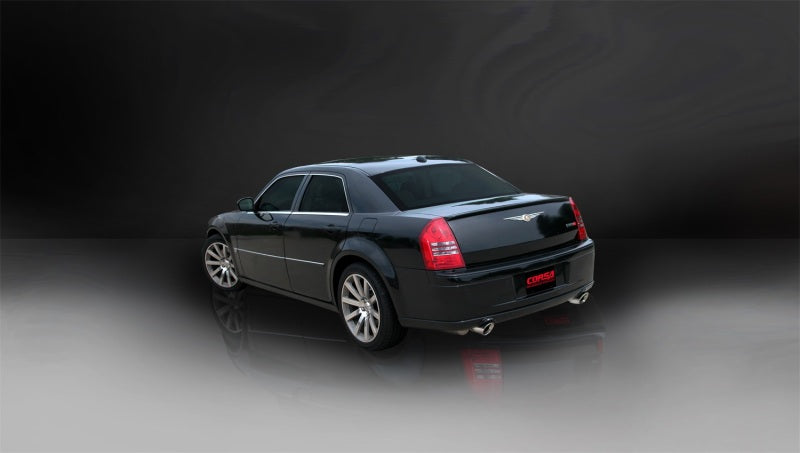 CORSA Performance Corsa 2005-2010 Dodge Charger No Towing Hitch SRT-8 6.1L V8 Polished Xtreme Cat-Back Exhaust