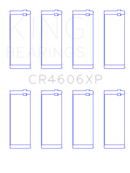 King Engine Bearings Saab B204/B205/B234/B235 (Size STD) Performance Rod Bearing Set