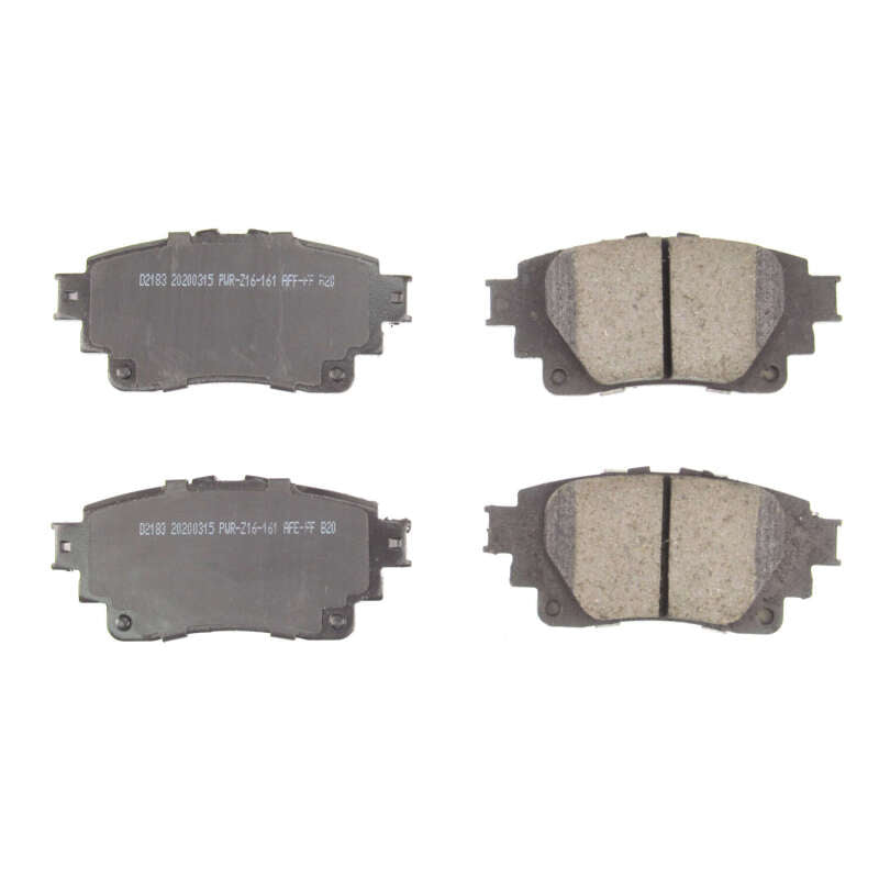 PowerStop Power Stop 2019 Toyota Corolla Rear Z16 Evolution Ceramic Brake Pads